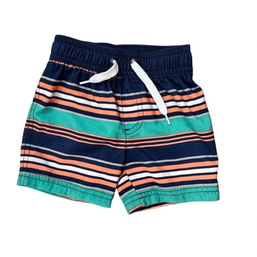 Simple Joys I Run the Ship Boys Swim Rashguard Trunks UPF 50+ Swim Set 6-9 month